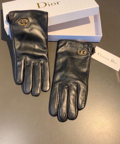 Dior Gloves In Black