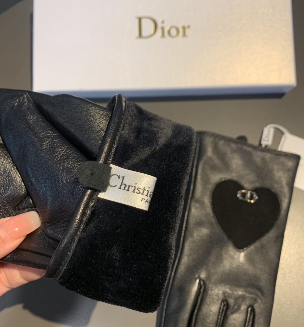 Dior Gloves In Black