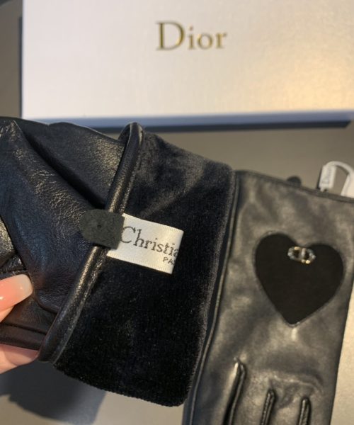 Dior Gloves In Black