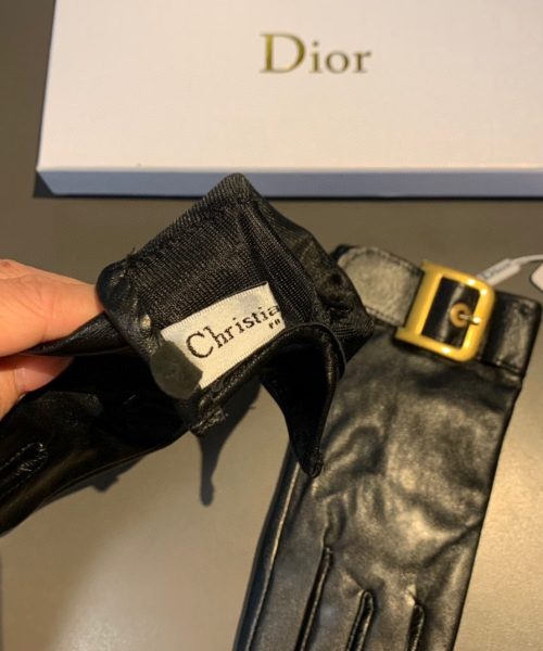 Dior Gloves In Black