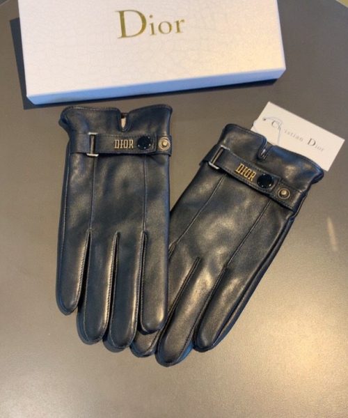 Dior Gloves In Black