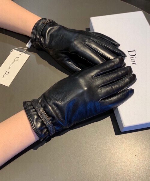 Dior Gloves In Black