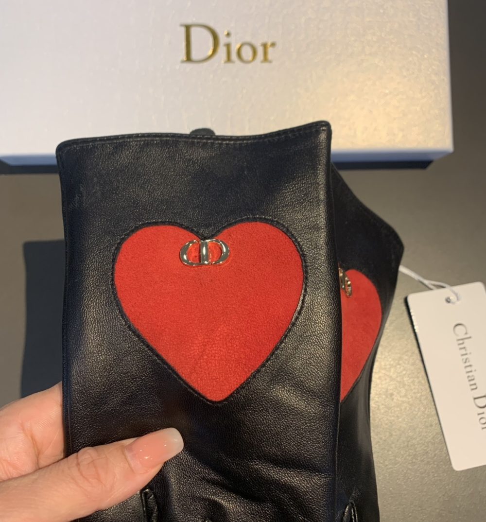 Dior Gloves In Black