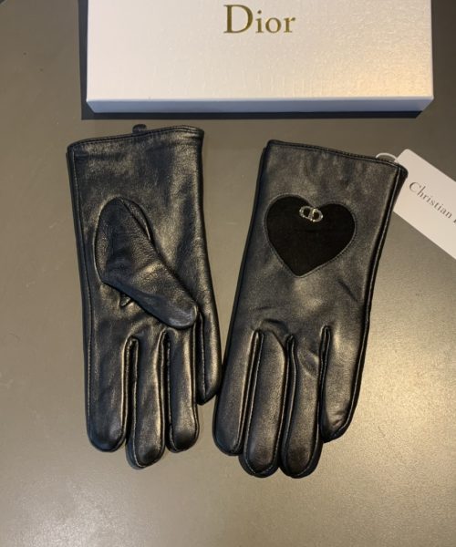 Dior Gloves In Black