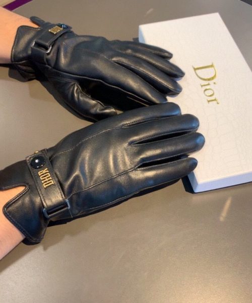 Dior Gloves In Black