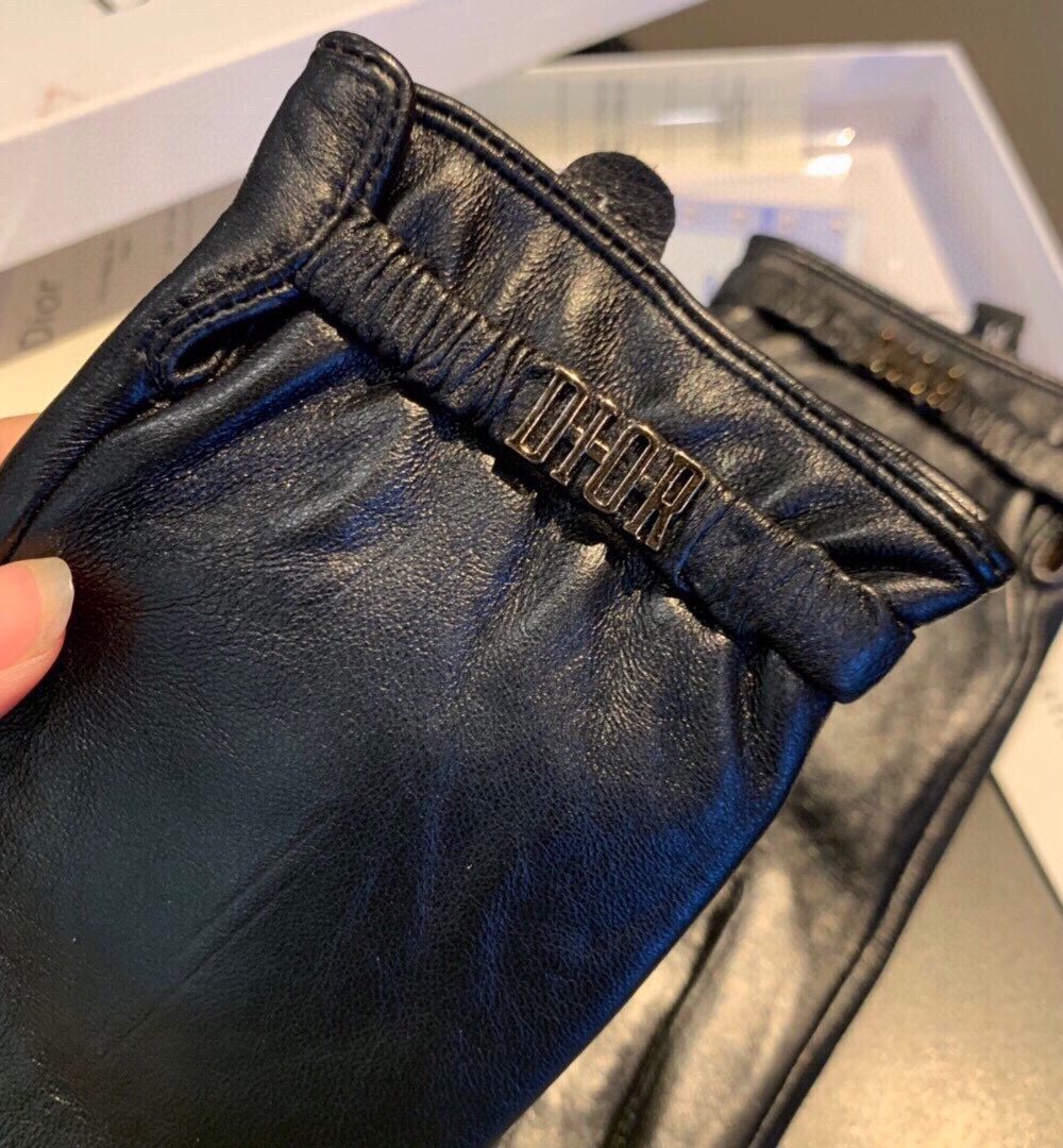 Dior Gloves In Black