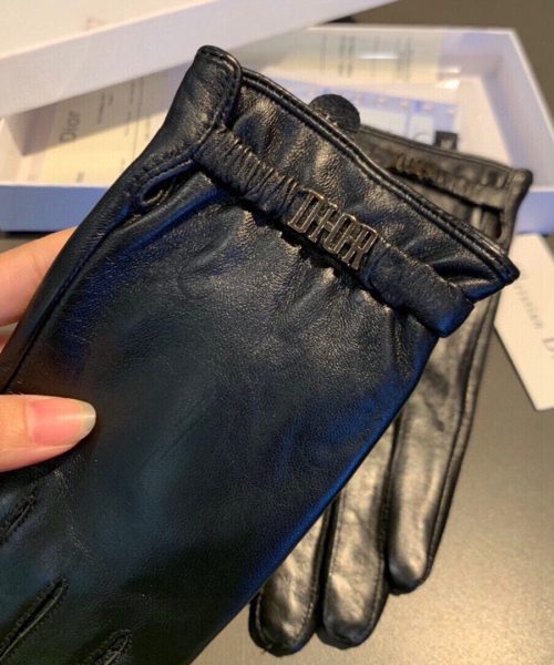 Dior Gloves In Black