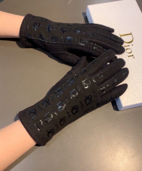 Dior Gloves In Black