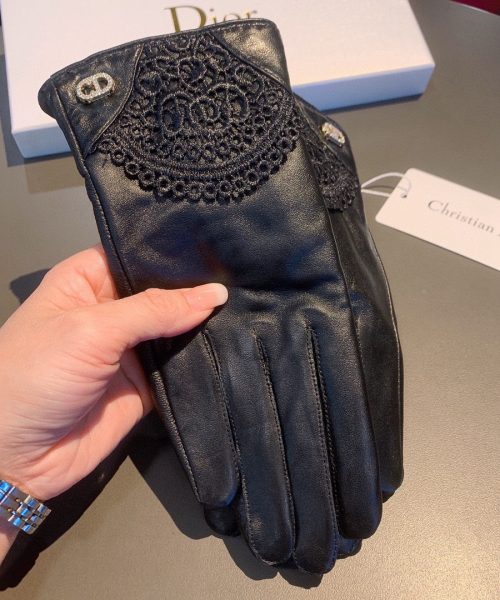 Dior Gloves In Black