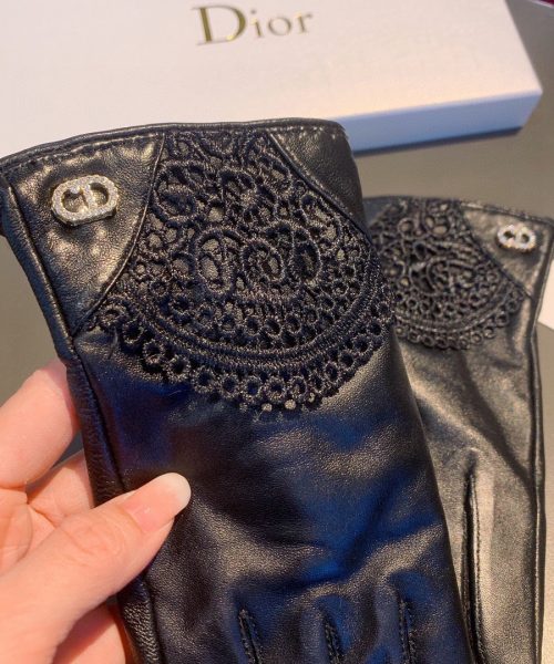 Dior Gloves In Black
