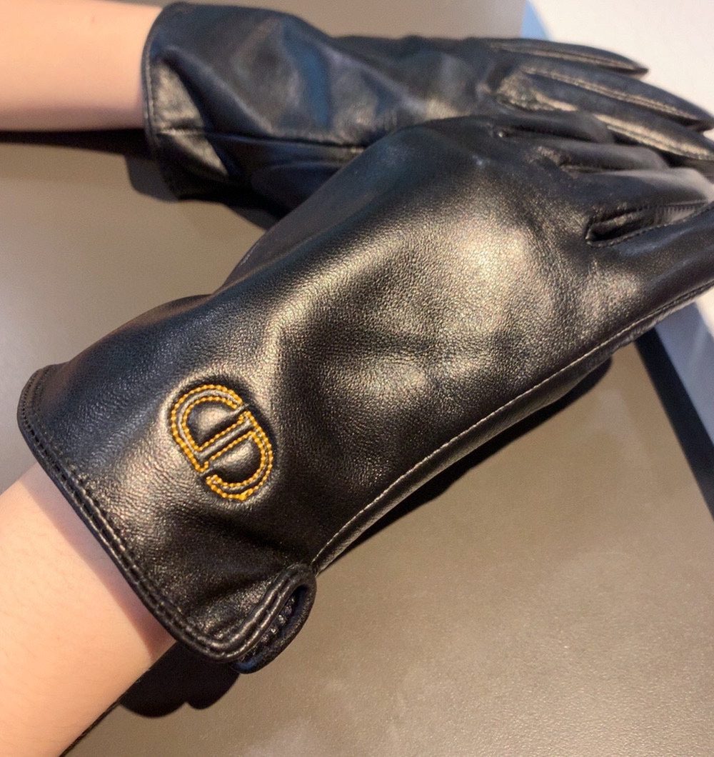 Dior Gloves In Black