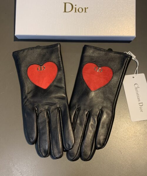 Dior Gloves In Black