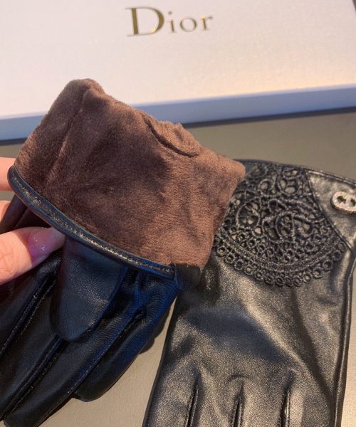Dior Gloves In Black