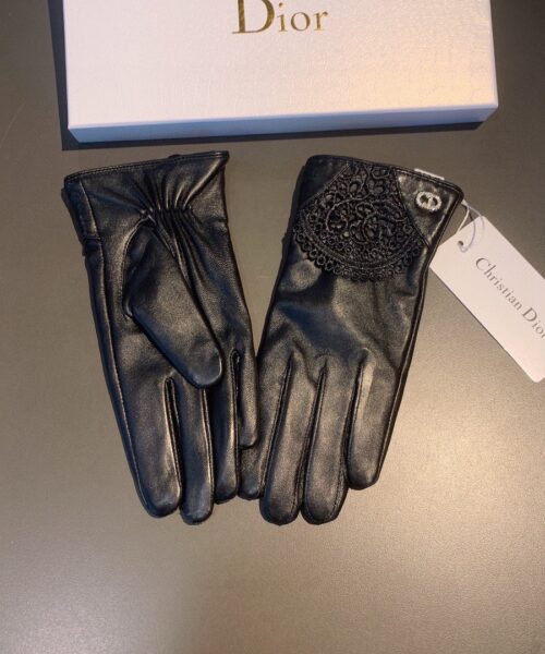Dior Gloves In Black