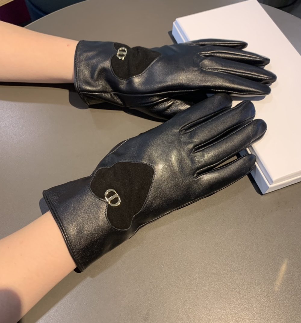 Dior Gloves In Black