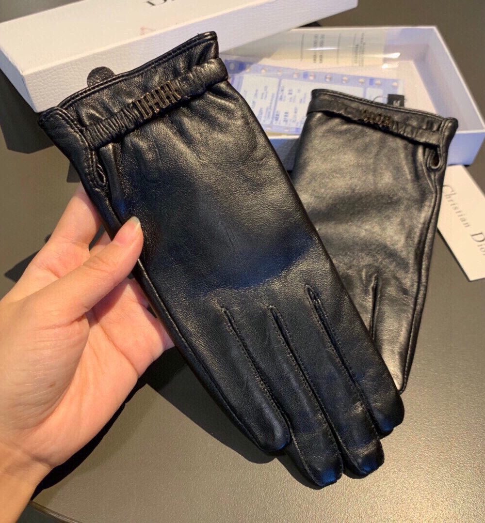Dior Gloves In Black
