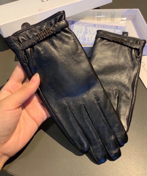 Dior Gloves In Black
