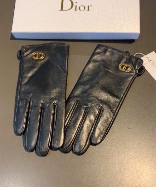 Dior Gloves In Black