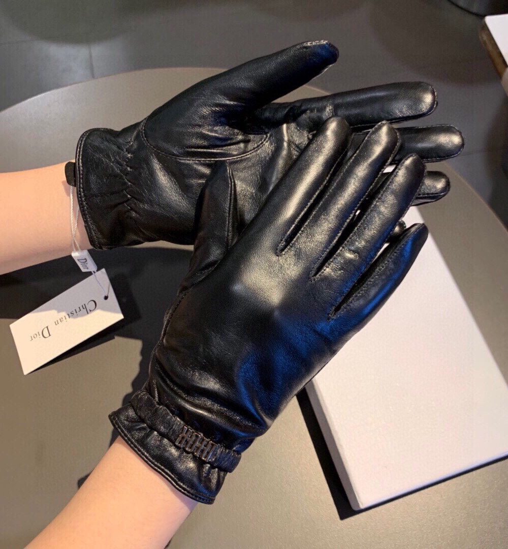 Dior Gloves In Black