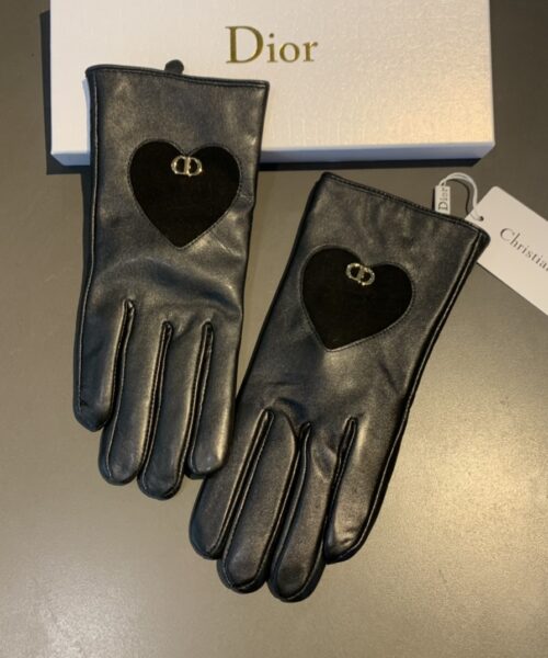 Dior Gloves In Black