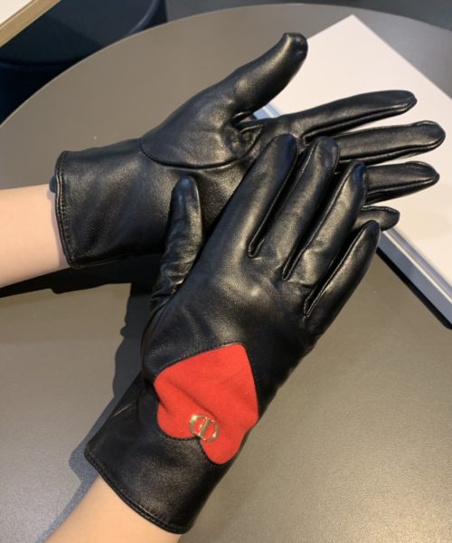 Dior Gloves In Black