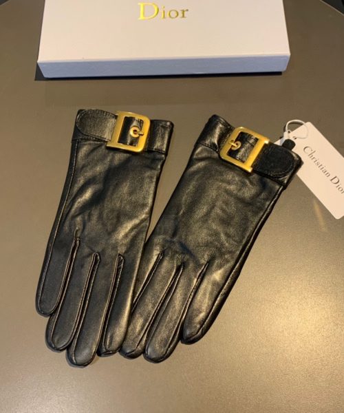 Dior Gloves In Black