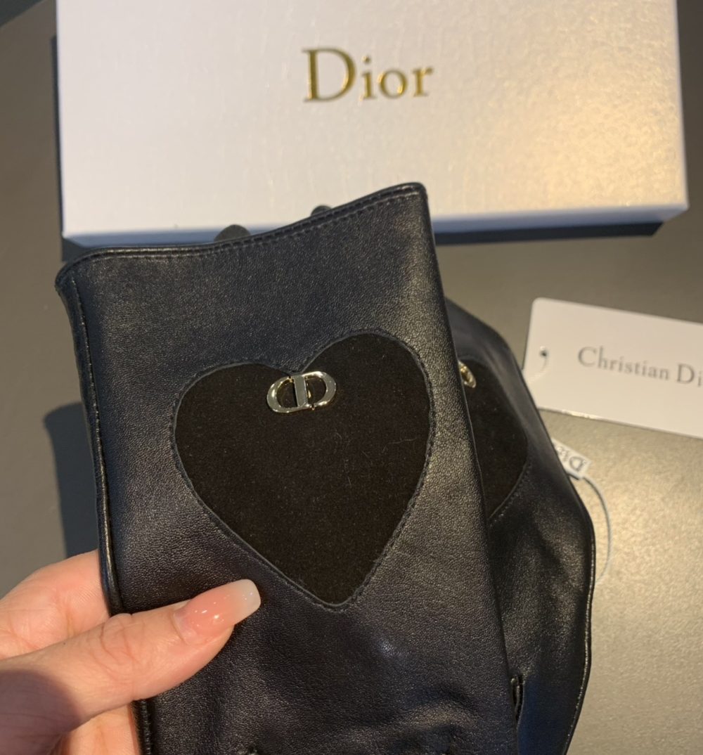Dior Gloves In Black