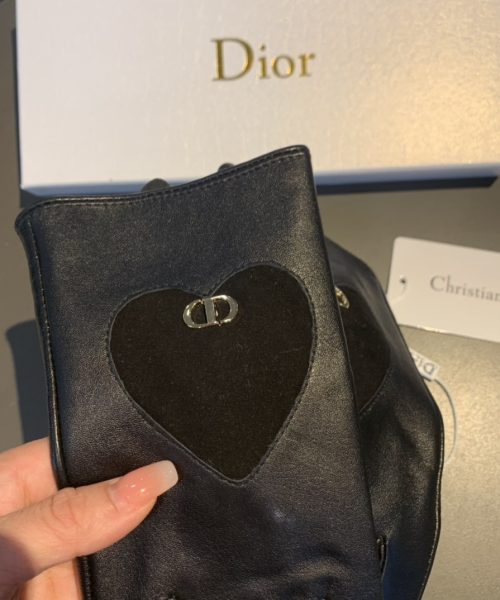 Dior Gloves In Black