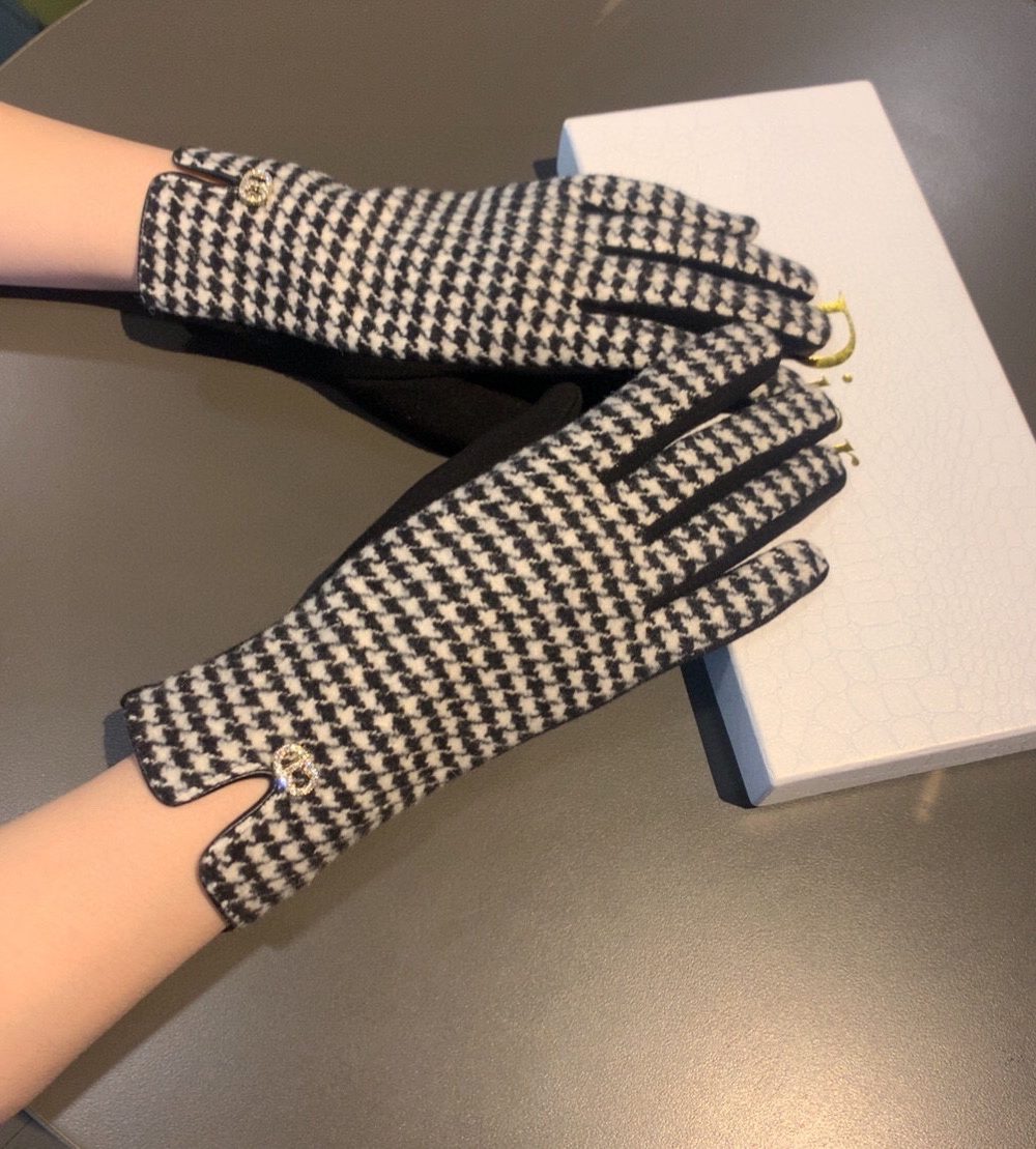 Dior Gloves In White