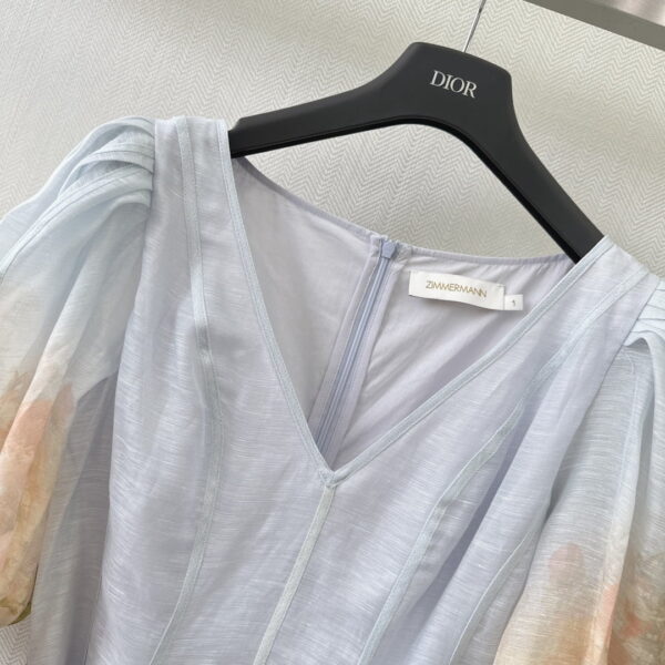 Dior Luminosity Flip Dress Blue For Women