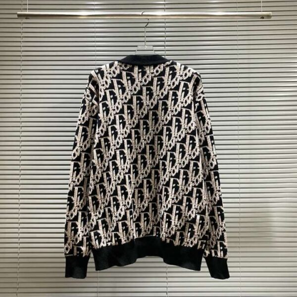 Dior Monogram Knit Cardigan Black For Men