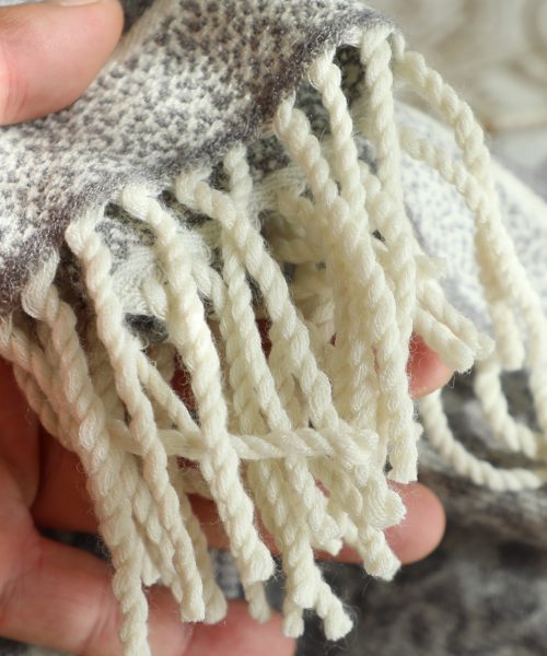 Dior Oblique Grey Cashmere Scarf 200cm/79in 