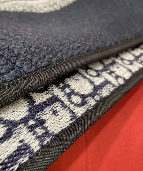 Dior Oblique University Reversible Scarf Blue 79in/200cm 