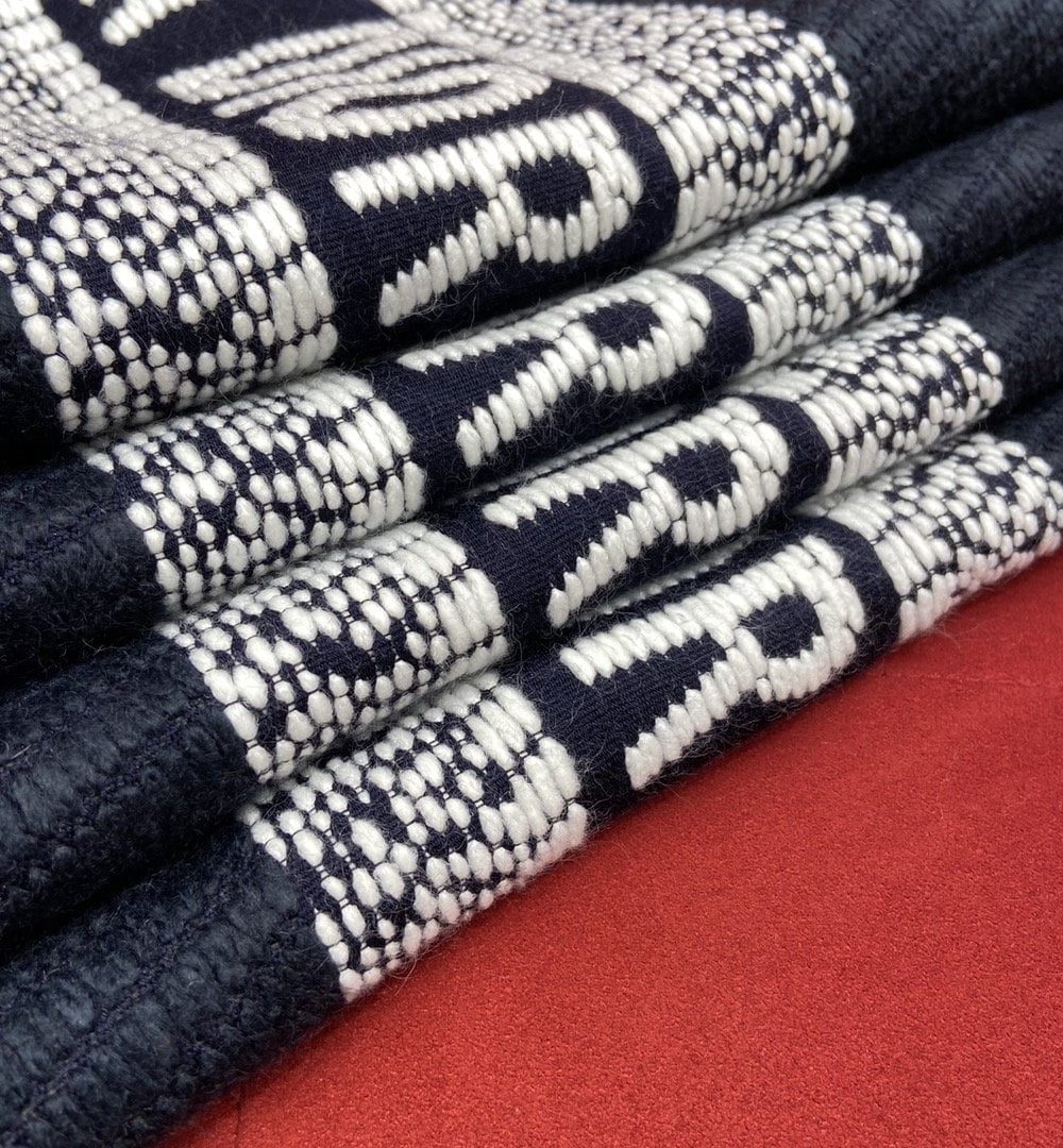 Dior Oblique University Reversible Scarf Blue 79in/200cm 