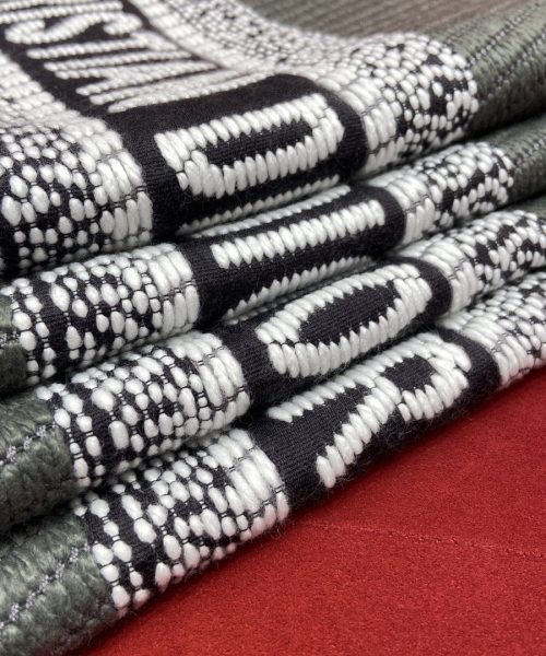 Dior Oblique University Reversible Scarf Green Grey 79in/200cm 