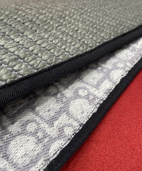 Dior Oblique University Reversible Scarf Green Grey 79in/200cm 
