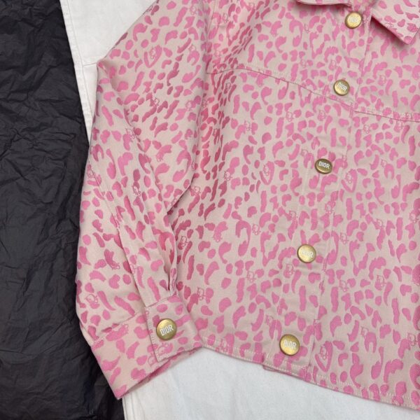 Dior Pattern Jacket Pink For Women