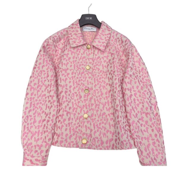 Dior Pattern Jacket Pink For Women