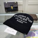 Dior Pompom Beanie In Black
