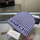 Dior Pompom Beanie In Blue
