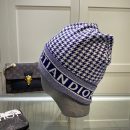Dior Pompom Beanie In Blue