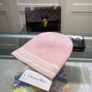 Dior Pompom Beanie In Pink