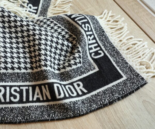 Dior Shawl Square Silk Long Neck Winter Wool Scarf 150cm/59in 
