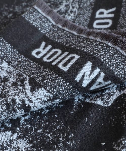 Dior Silk Square Dark Blue Scarf 150cm/71in 
