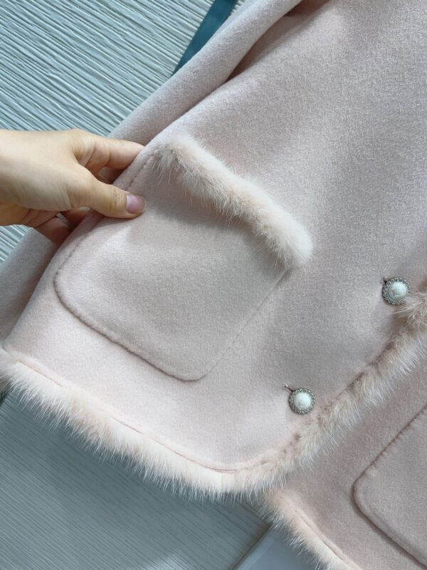 Dior Tassel Tweed Jacket Light Pink For Women
