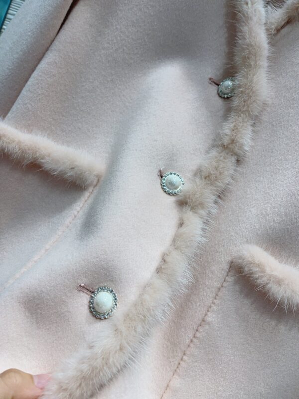 Dior Tassel Tweed Jacket Light Pink For Women