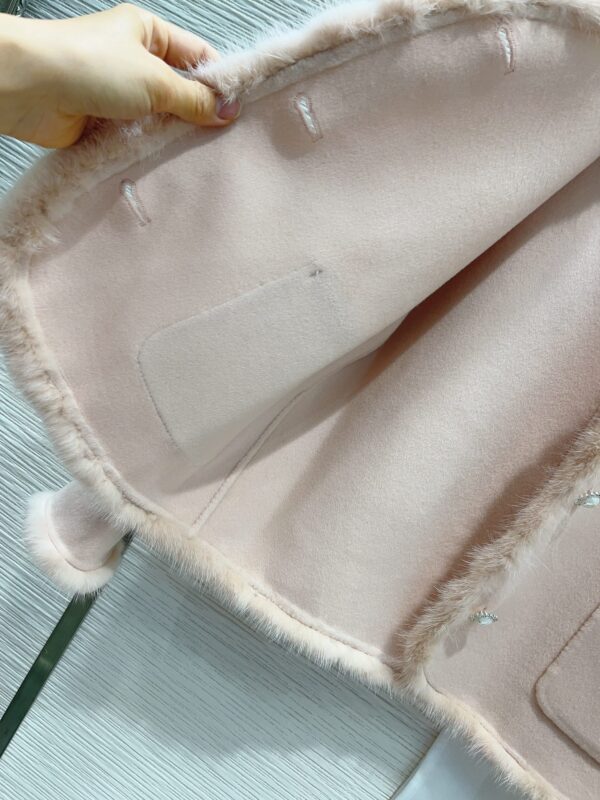 Dior Tassel Tweed Jacket Light Pink For Women