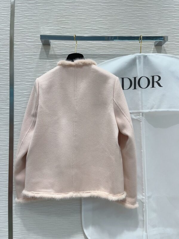 Dior Tassel Tweed Jacket Light Pink For Women