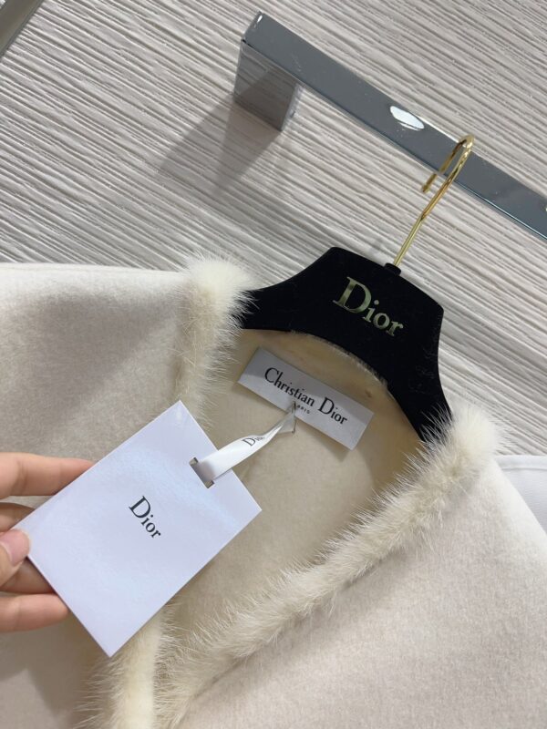 Dior Tassel Tweed Jacket White For Women