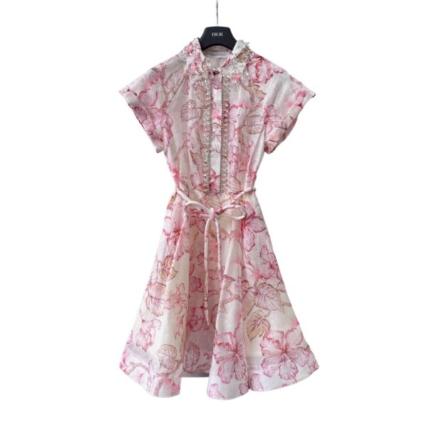 Dior Venice Dress Pink For Women
